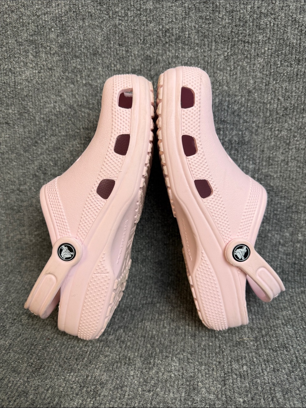 CROCS Light Pink Classic Clog Sandals Women’s 8 Men’s 6 - Picture 5 of 7